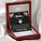 To My Mother "I Am The Luckiest Kid" Knot Necklace