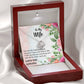To My Wife "You Are The Most Precious Treasure" Knot Necklace