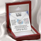 To My Wife "I Will Love You Forever" Knot Necklace