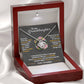 To My Granddaughter "Hold This Tight To Feel My Love" Knot Necklace