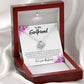 Gift For Girlfriend "I Feel So Lucky" Knot Necklace