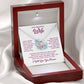 To My Beautiful Wife "Feel My Love" Knot Necklace