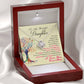 To My Beautiful Daughter "You Are Special To Me" Knot Necklace