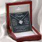 To My Daughter "I Will Always Carry You In My Heart" Knot Necklace