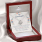 To My Granddaughter "This Old Woman Will Always Have Your Back" Knot Necklace