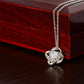To My Wife "I Love You Always And Forever" Knot Necklace