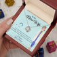 To My Nurse Wife "Your Kindness Shines Brightly" Knot Necklace