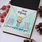 Dear Mom "Can't Wait To Meet You" Necklace