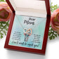 Dear Mom "Can't Wait To Meet You" Necklace