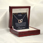 Gift For Mom "You Held My Hand" Heart Necklace