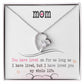 Mom "I Have Loved You My Whole Life" Heart Necklace