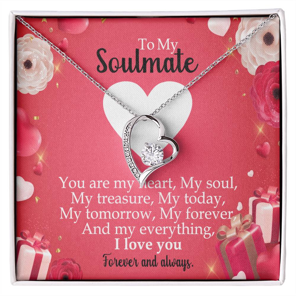 To My Soulmate "You Are My Heart" Necklace