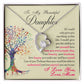 To My Beautiful Daughter "You Are Special To Me" Heart Necklace