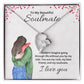 To My Soulmate "You Are My Rock" Heart Necklace