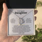Gift For Daughter "I'll Love And Protect You" Heart Necklace