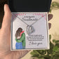 To My Soulmate "You Are My Rock" Heart Necklace