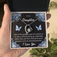 To My Daughter "One Of The Greatest Joys" Heart Necklace
