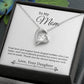Gift For Mom "You Are My Rock" Heart Necklace