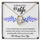 To My Beautiful Wife "I'll Always Love You" Necklace