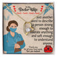 To My Doctor Wife "Thank You" Heart Necklace