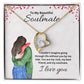 To My Soulmate "You Are My Rock" Heart Necklace