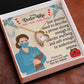 To My Doctor Wife "Thank You" Heart Necklace