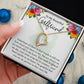 To My Girlfriend "You Are Always On My Mind" Heart Necklace