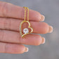To My Daughter "You'll Always Be My Baby Girl" Heart Necklace