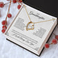 To My Granddaughter "You're Always In My Heart" Necklace