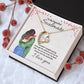To My Soulmate "You Are My Rock" Heart Necklace