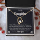 Gift For Daughter "Such An Amazing Person" Heart Necklace