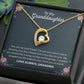 To My Granddaughter "You Are My Best Friend" Heart Necklace