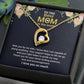 To The Best Mom "Thank You" Heart Necklace