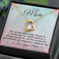 To My Mom "For All The Times I Forgot To Thank You" Heart  Necklace